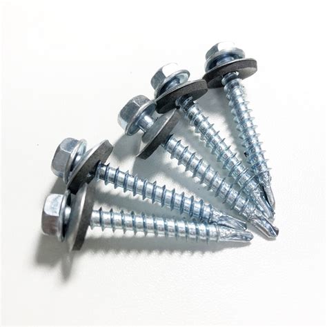 10x2 self drilling self tapping hex sheet metal screw|10 inch self drilling screw.